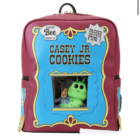 NWT SDCC Casey Jr LIMITED EDITION Loungefly Backpack with POP figure